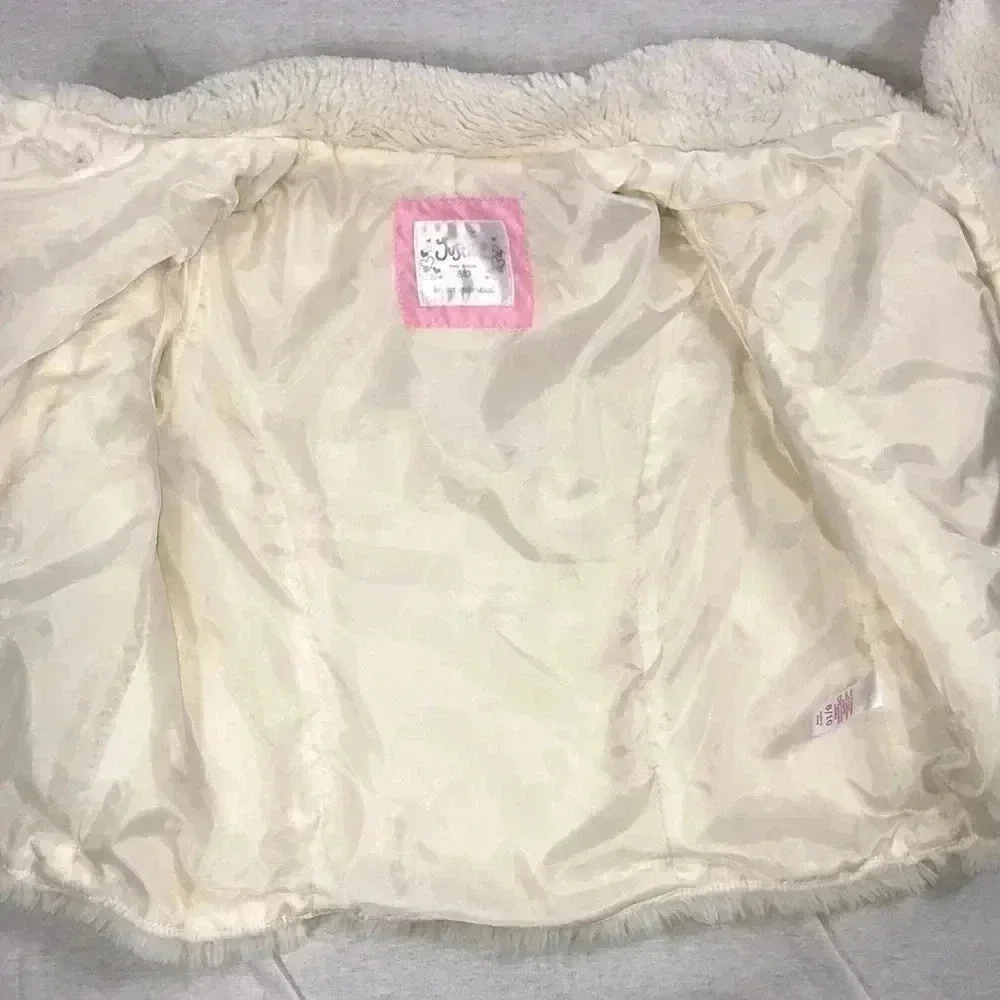 Justice Size 8/10 Crop Big Button Closure Jacket With Lining. Preloved